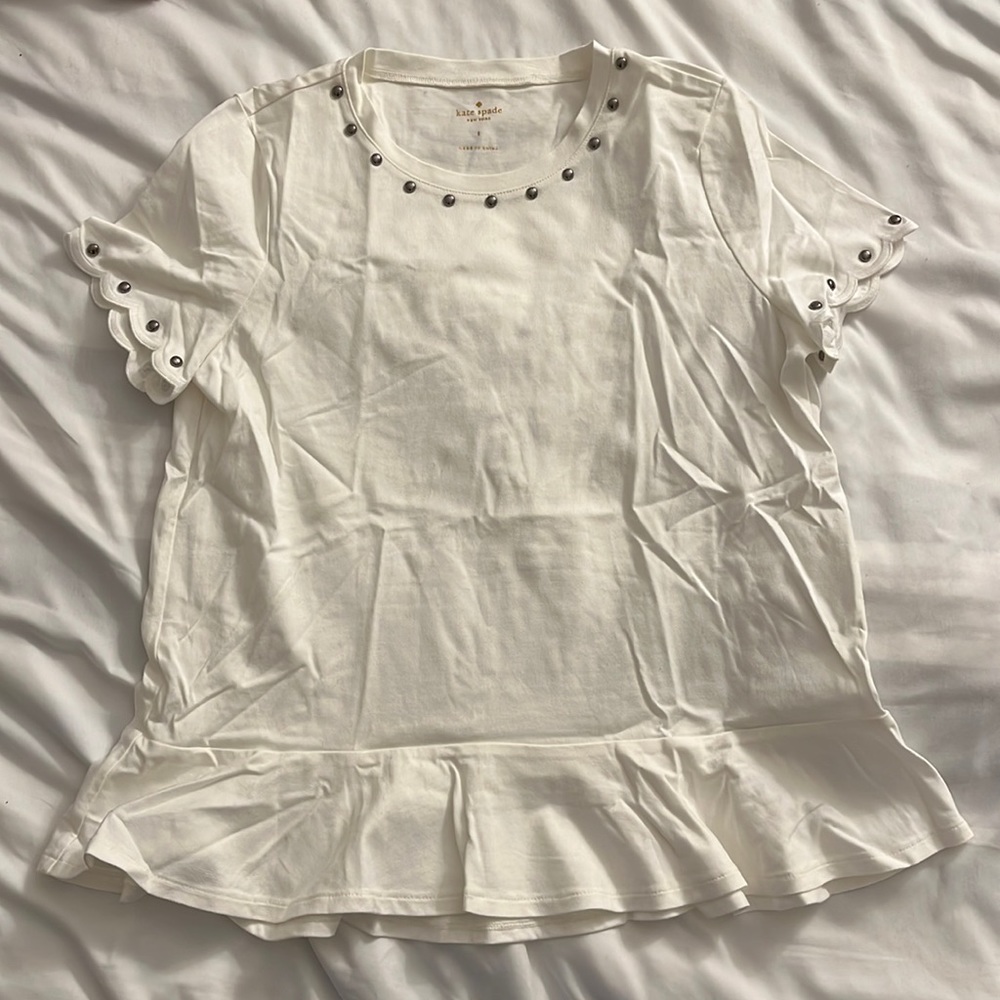 Kate spade peplum t-shirt (womens S)
